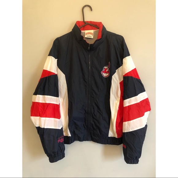 Nutmeg Other - Mens Vintage Nutmeg Cleveland Indians windbreaker